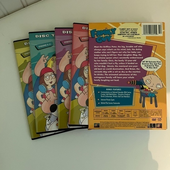 𝅺FAMILY Guy DVD Seasons 1,2,3 - Picture 4 of 5